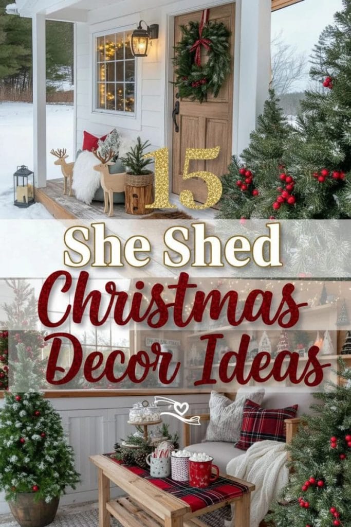 15 She Shed Christmas Decor Ideas For A Unique Winter Wonderland 35 conclusion 40