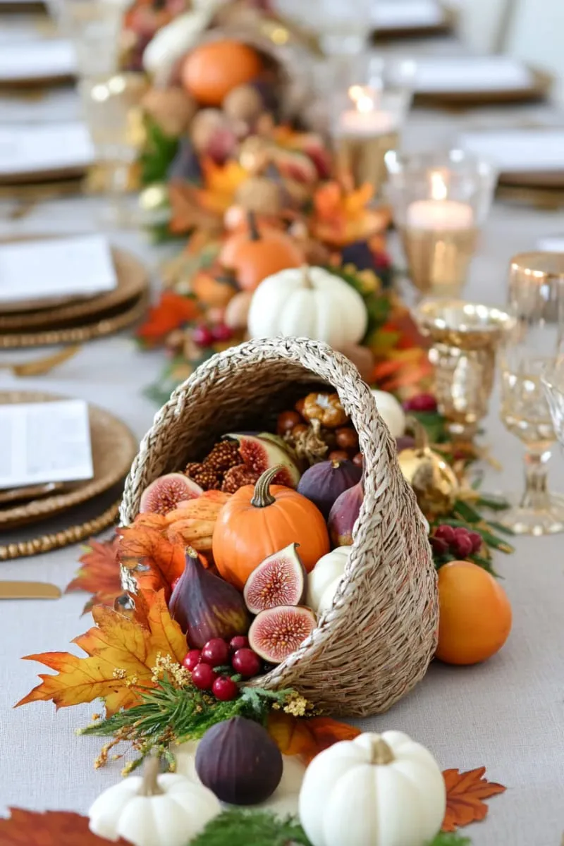 mini cornucopias overflowing with dried fruits and nuts 1