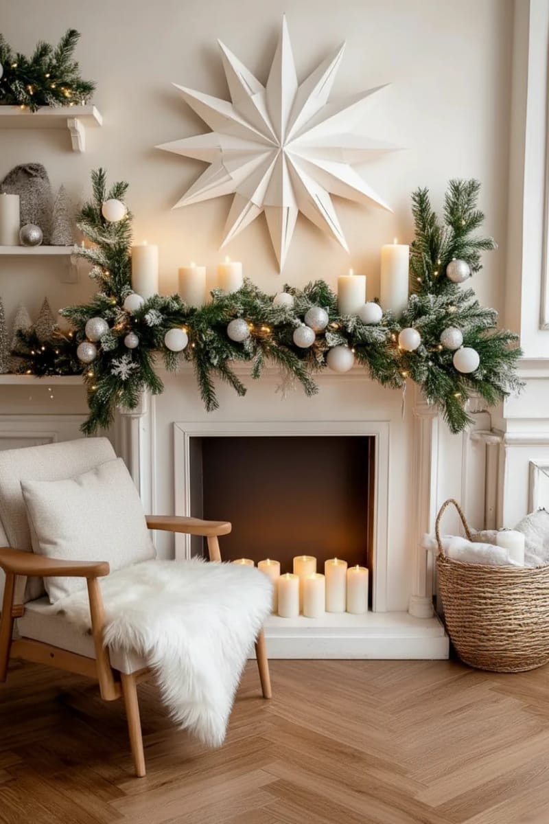 oversized folded paper star for dramatic wall or ceiling statement 1