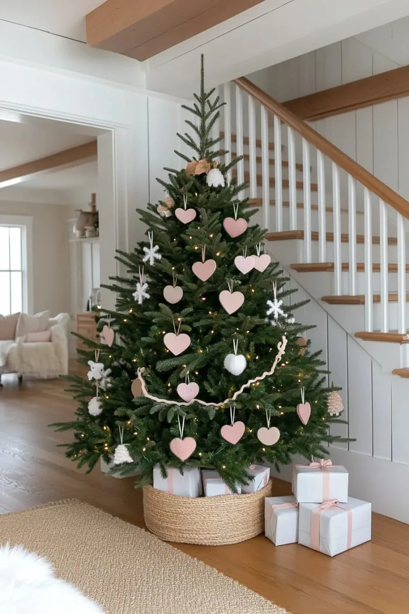 21 Whimsical Colorful Christmas Trees That Wow! 33 scandinavian-inspired pastel tree with soft felt ornaments and paper stars 1