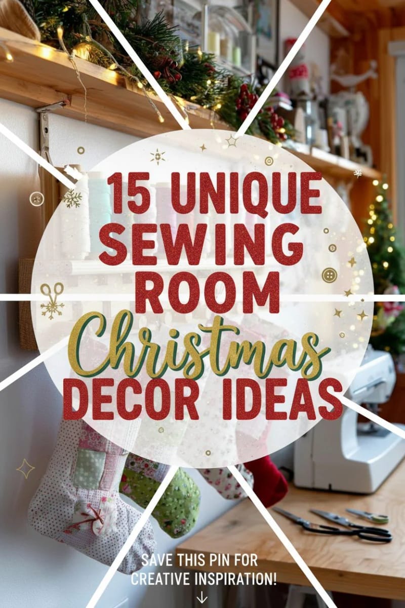15 Unique Sewing Room Christmas Decor Ideas for Creatives 81 sewing room christmas decor ideas - Collage 34