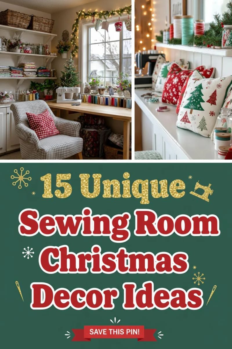 15 Unique Sewing Room Christmas Decor Ideas for Creatives 91 sewing room christmas decor ideas - Collage 44