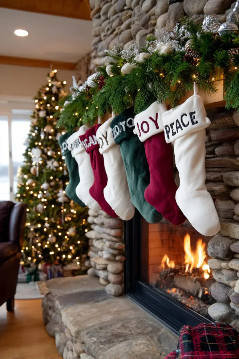 spell out festive messages with iron-on glitter letters or patches 1