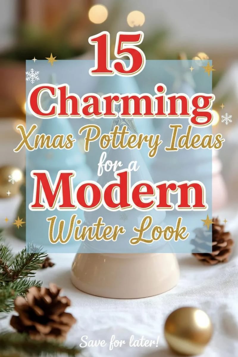 15 Charming Xmas Pottery Ideas for a Modern Winter Look 74 xmas pottery ideas - Collage 44