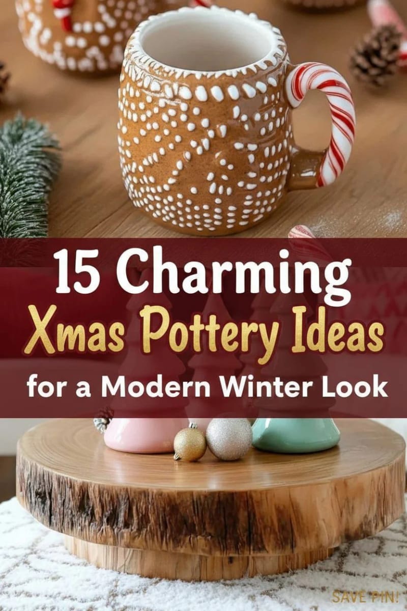 15 Charming Xmas Pottery Ideas for a Modern Winter Look 76 xmas pottery ideas - Collage 46