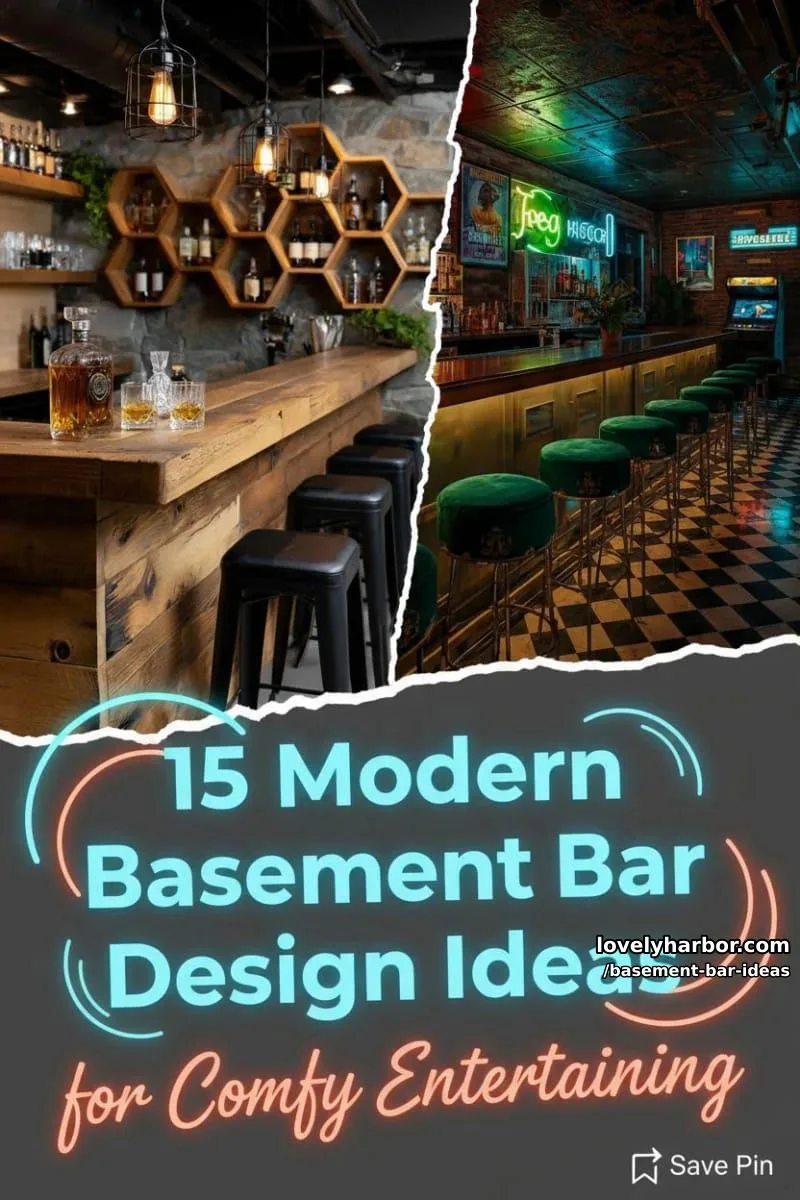 15 Modern Basement Bar Design Ideas for Comfy Entertaining 1 article image 1