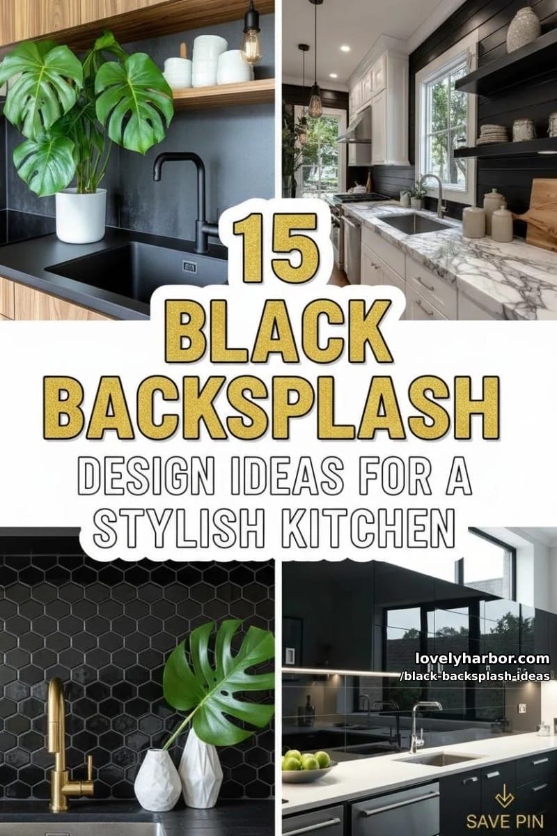 15 Black Backsplash Design Ideas for a Stylish Kitchen 2 article image 1
