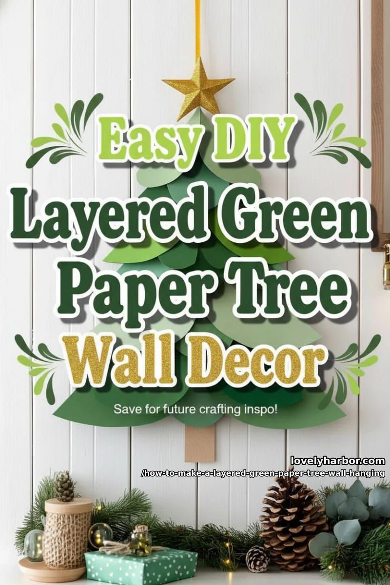 How to Make a Layered Green Paper Tree for Your Wall 2 article image 1