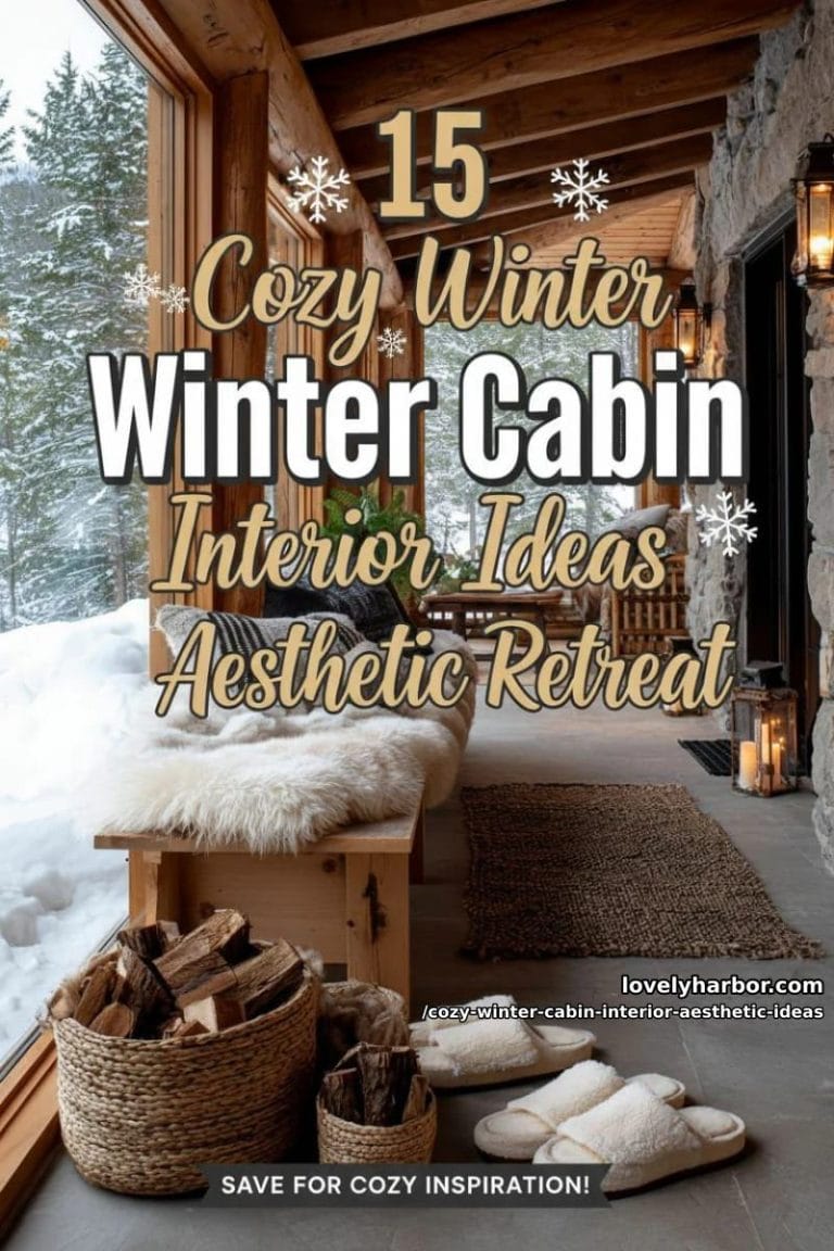 15 Cozy Winter Cabin Interior Ideas For An Aesthetic Retreat - Lovely
