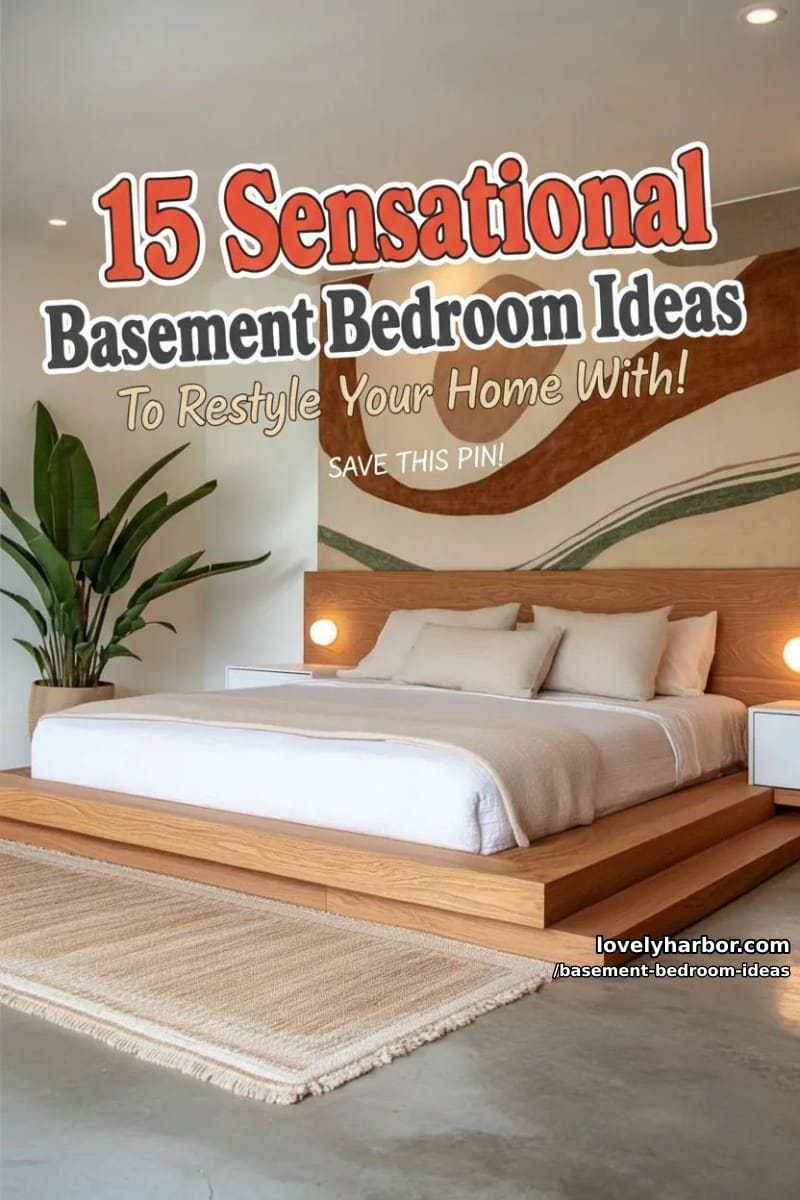 15 Sensational Basement Bedroom Ideas to Restyle Your Home With! 47 basement bedroom ideas - Collage 46