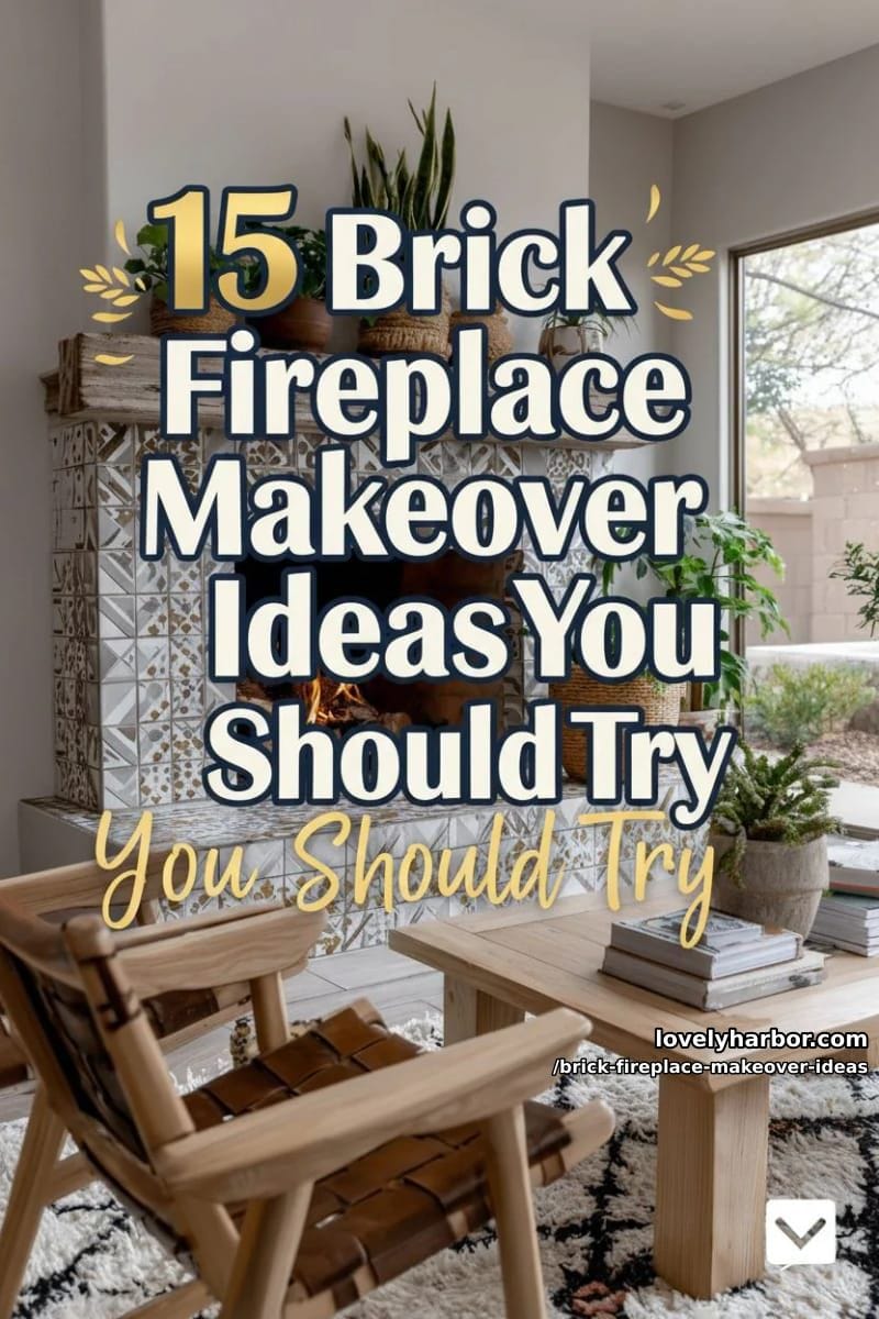 15 Brick Fireplace Makeover Ideas To Inspire 52 brick fireplace makeover ideas - Collage 51