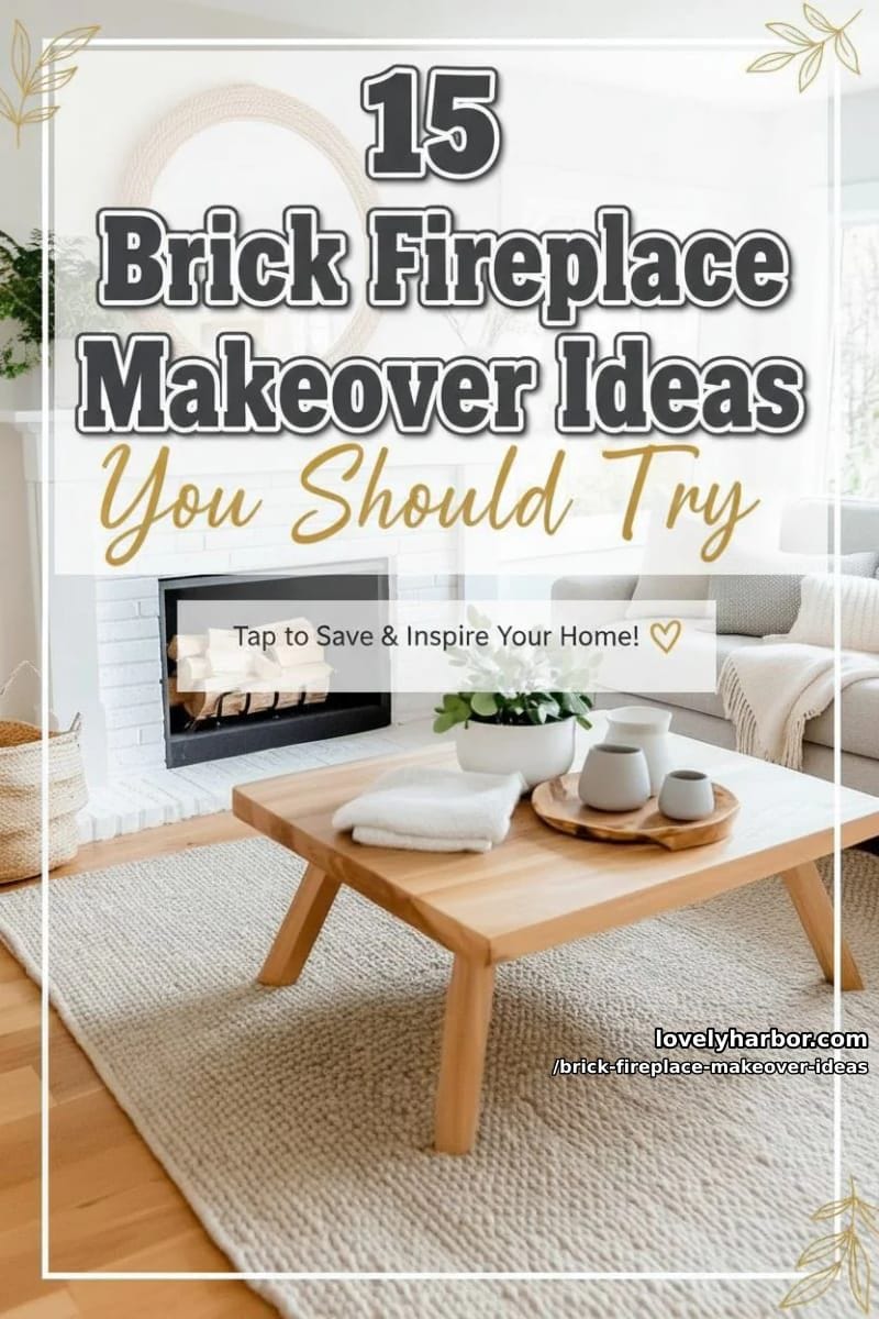 15 Brick Fireplace Makeover Ideas To Inspire 53 brick fireplace makeover ideas - Collage 52