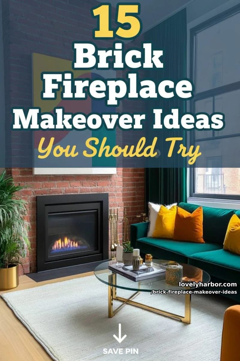 15 Brick Fireplace Makeover Ideas To Inspire 55 brick fireplace makeover ideas - Collage 54