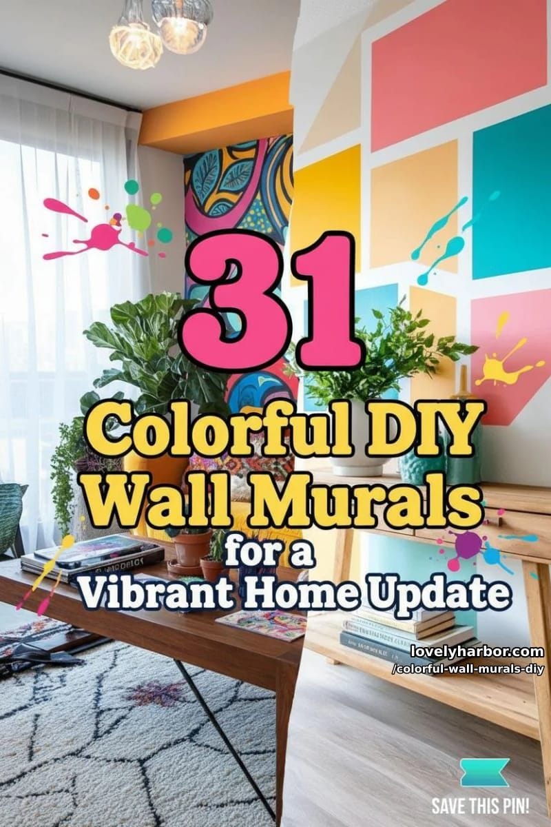 31 Colorful DIY Wall Murals for a Vibrant Home Update 84 colorful wall murals DIY - Collage 83