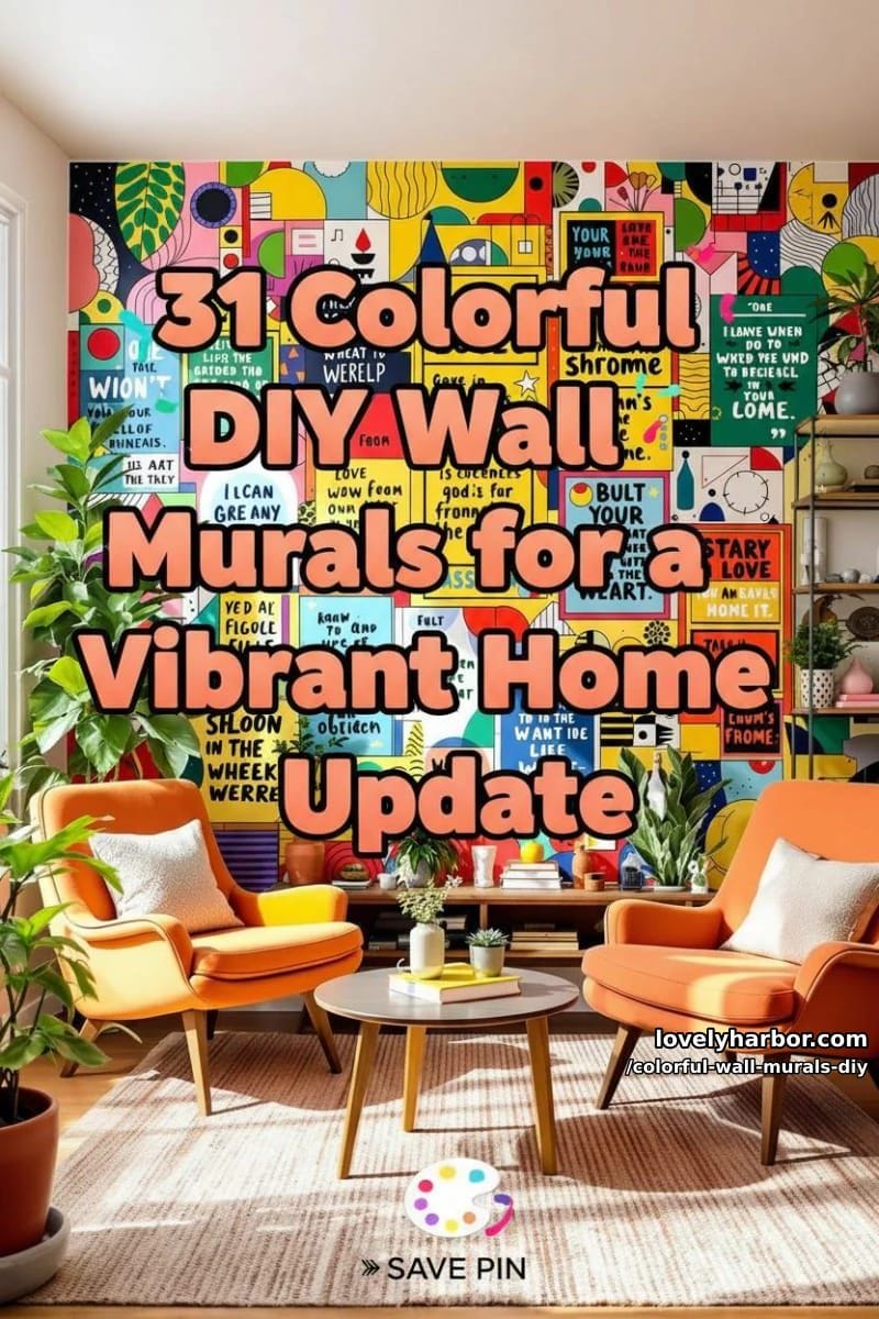 31 Colorful DIY Wall Murals for a Vibrant Home Update 88 colorful wall murals DIY - Collage 87