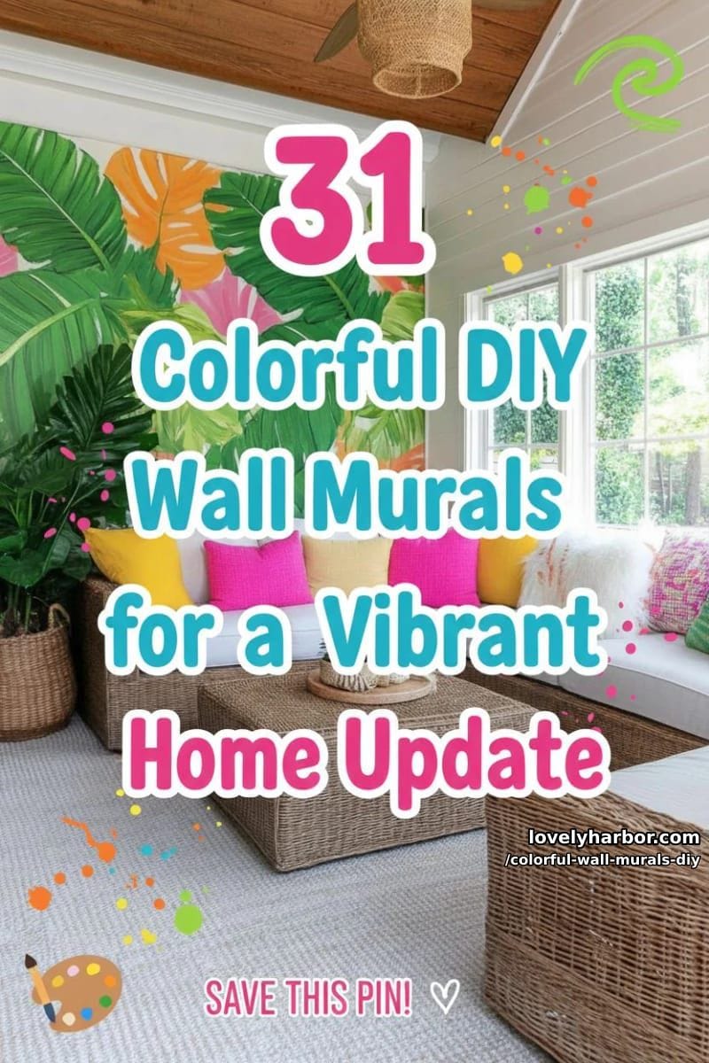 31 Colorful DIY Wall Murals for a Vibrant Home Update 90 colorful wall murals DIY - Collage 89