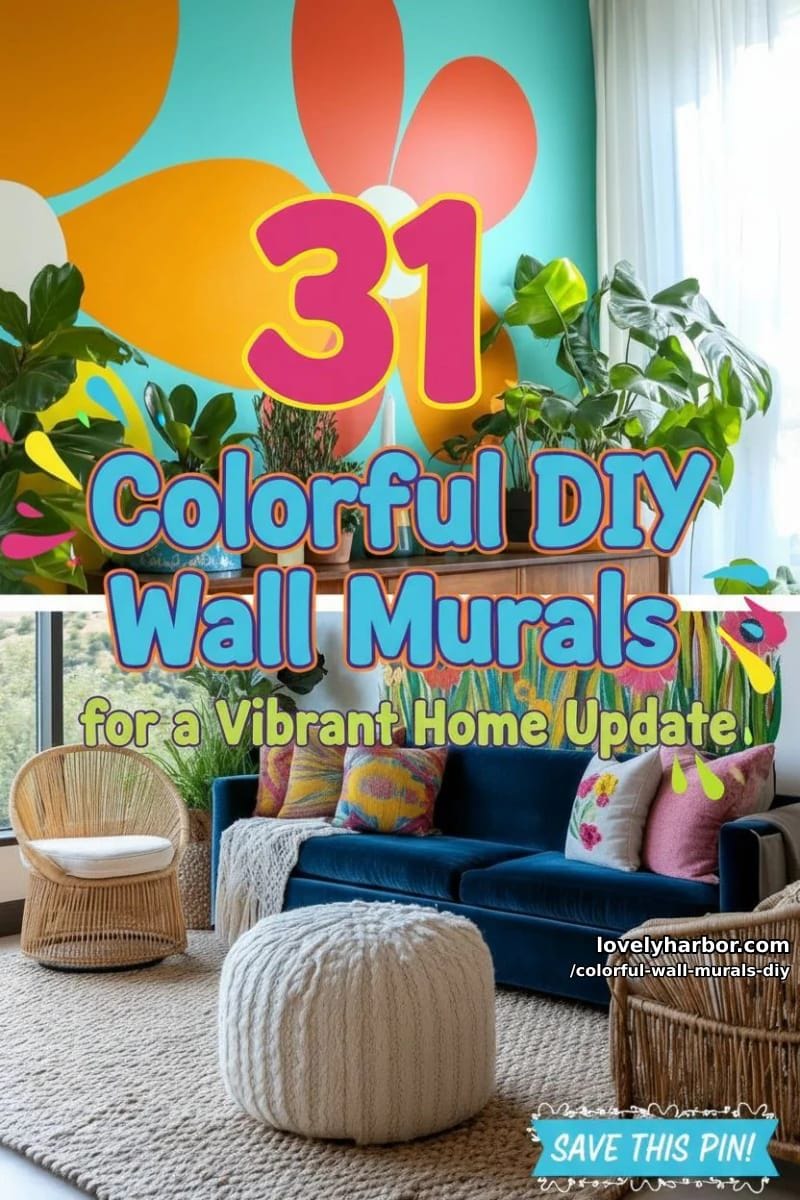 31 Colorful DIY Wall Murals for a Vibrant Home Update 91 colorful wall murals DIY - Collage 90