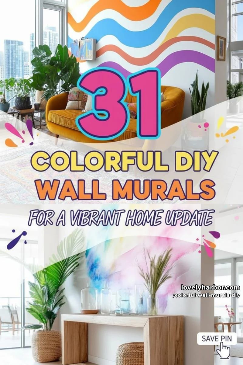 31 Colorful DIY Wall Murals for a Vibrant Home Update 92 colorful wall murals DIY - Collage 91