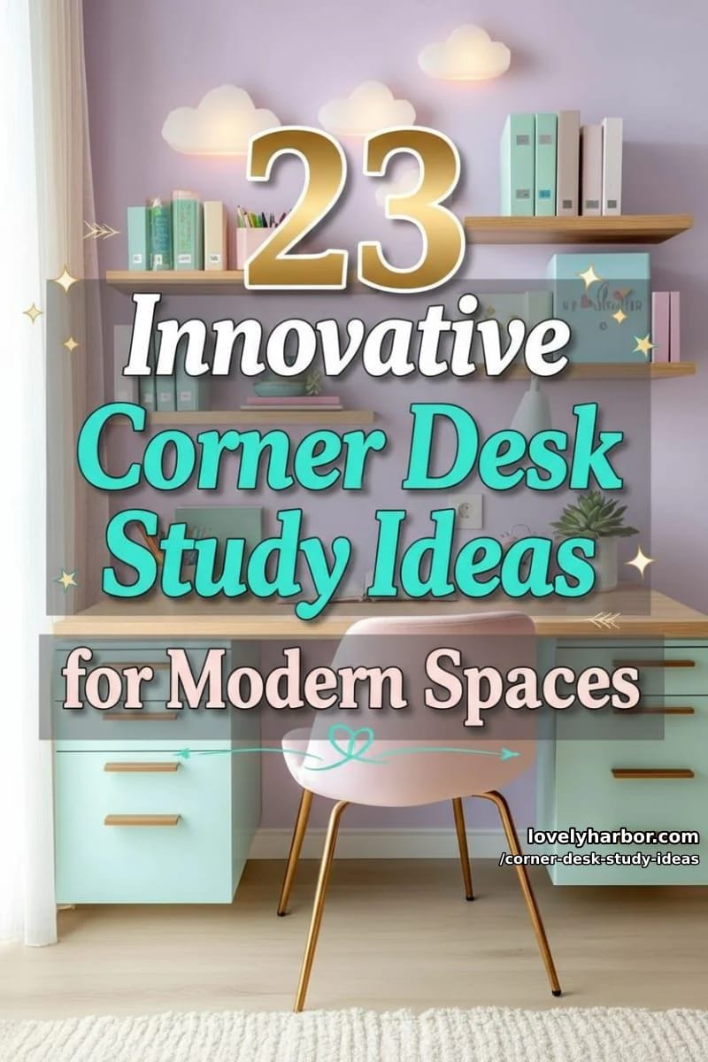 23 Innovative Corner Desk Study Ideas for Modern Spaces 53 corner desk study ideas - Collage 52