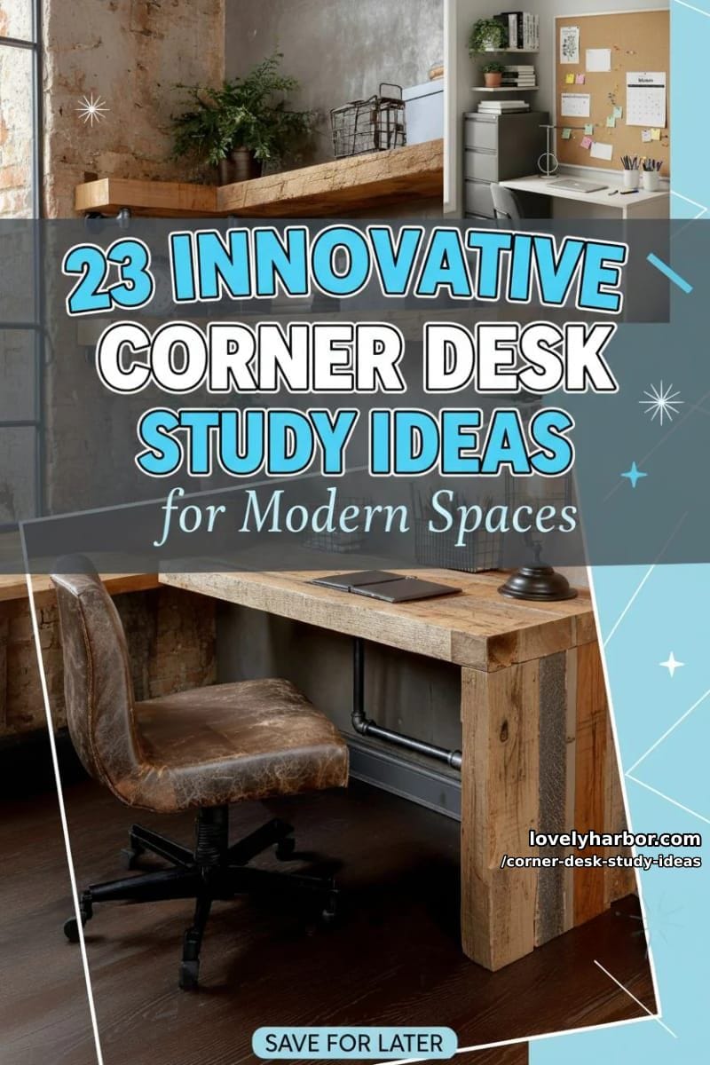 23 Innovative Corner Desk Study Ideas for Modern Spaces 55 corner desk study ideas - Collage 54