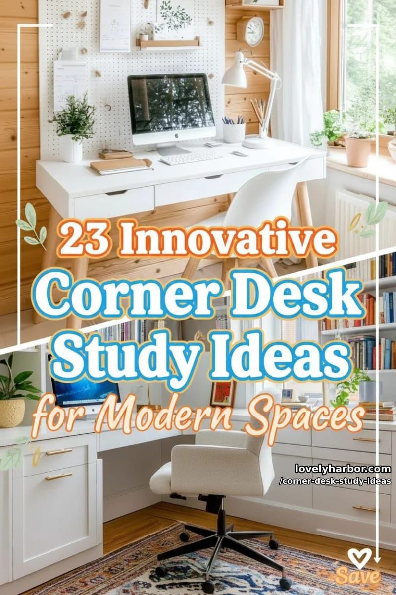 23 Innovative Corner Desk Study Ideas for Modern Spaces 61 corner desk study ideas - Collage 60