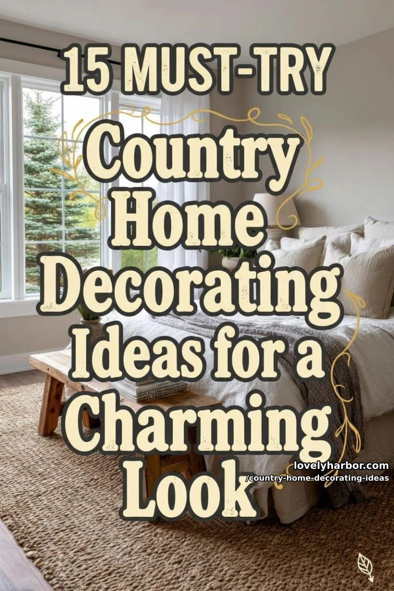 15 Must-Try Country Home Decorating Ideas for a Charming Look 43 country home decorating ideas - Collage 42