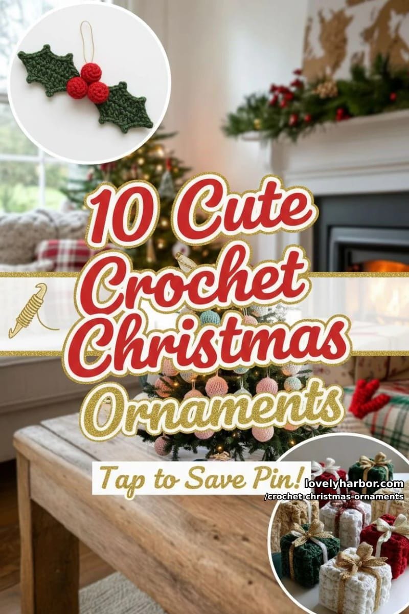 10 Cute Crochet Christmas Ornaments to Make Your Holidays Feel Special 42 crochet christmas ornaments - Collage 25