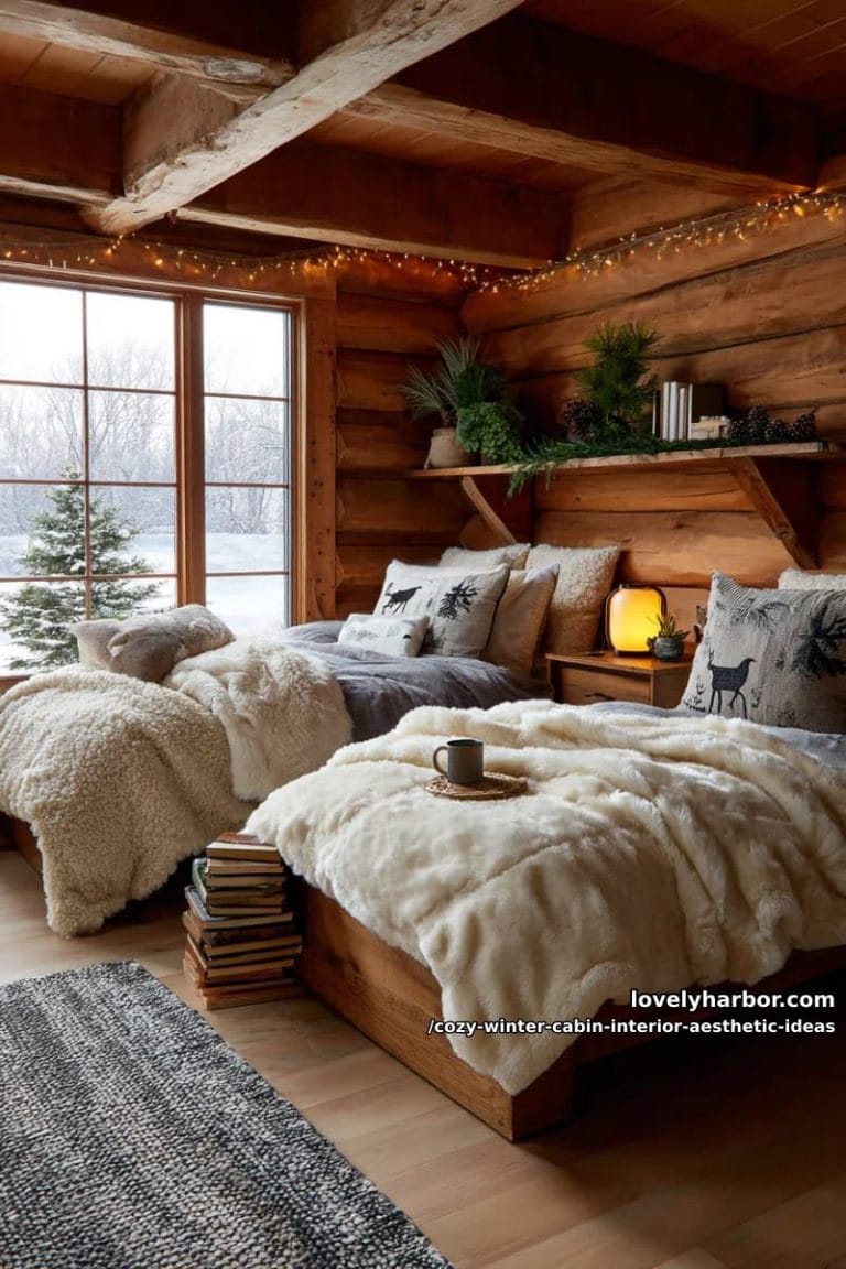 15 Cozy Winter Cabin Interior Ideas For An Aesthetic Retreat - Lovely