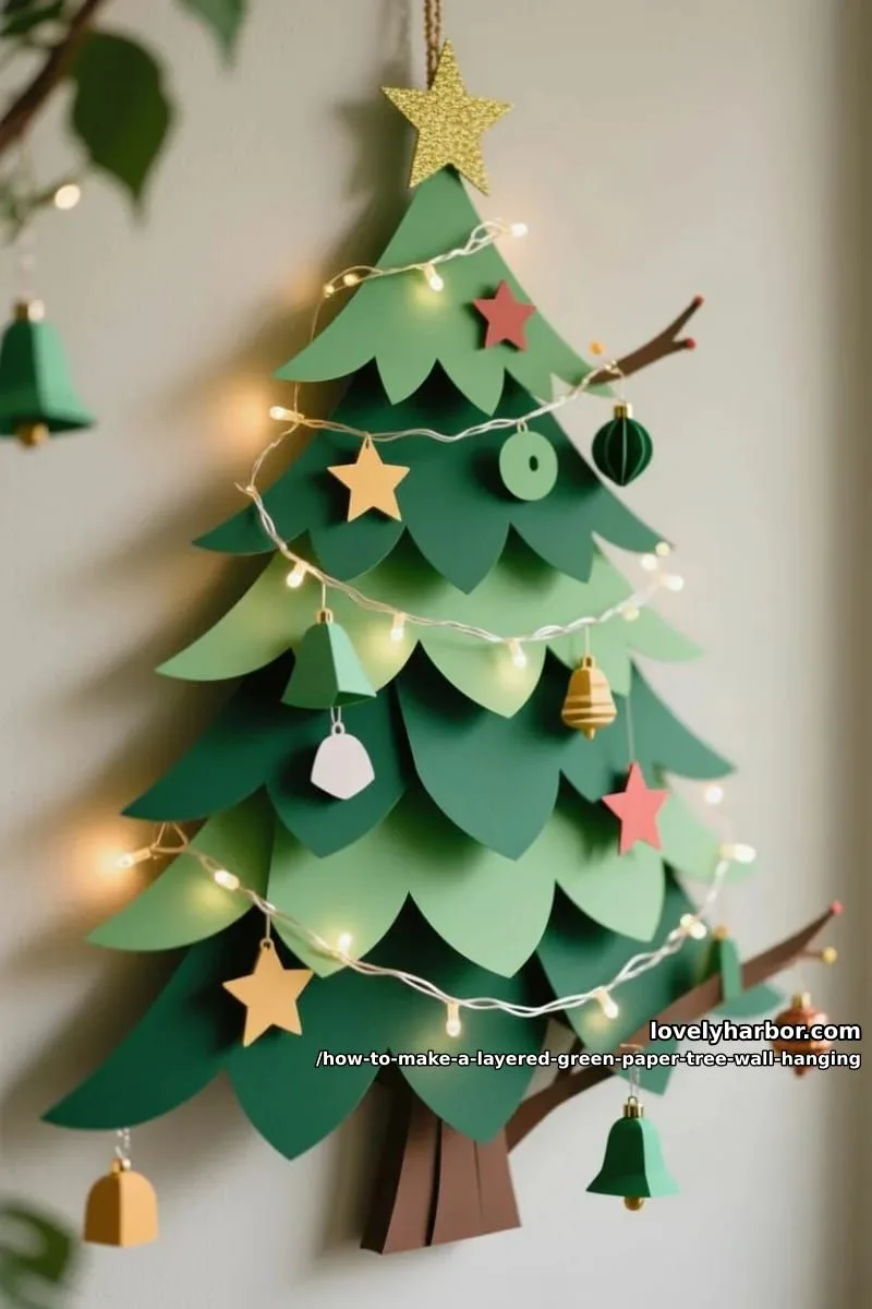 enjoy your space-saving unique christmas tree! 1