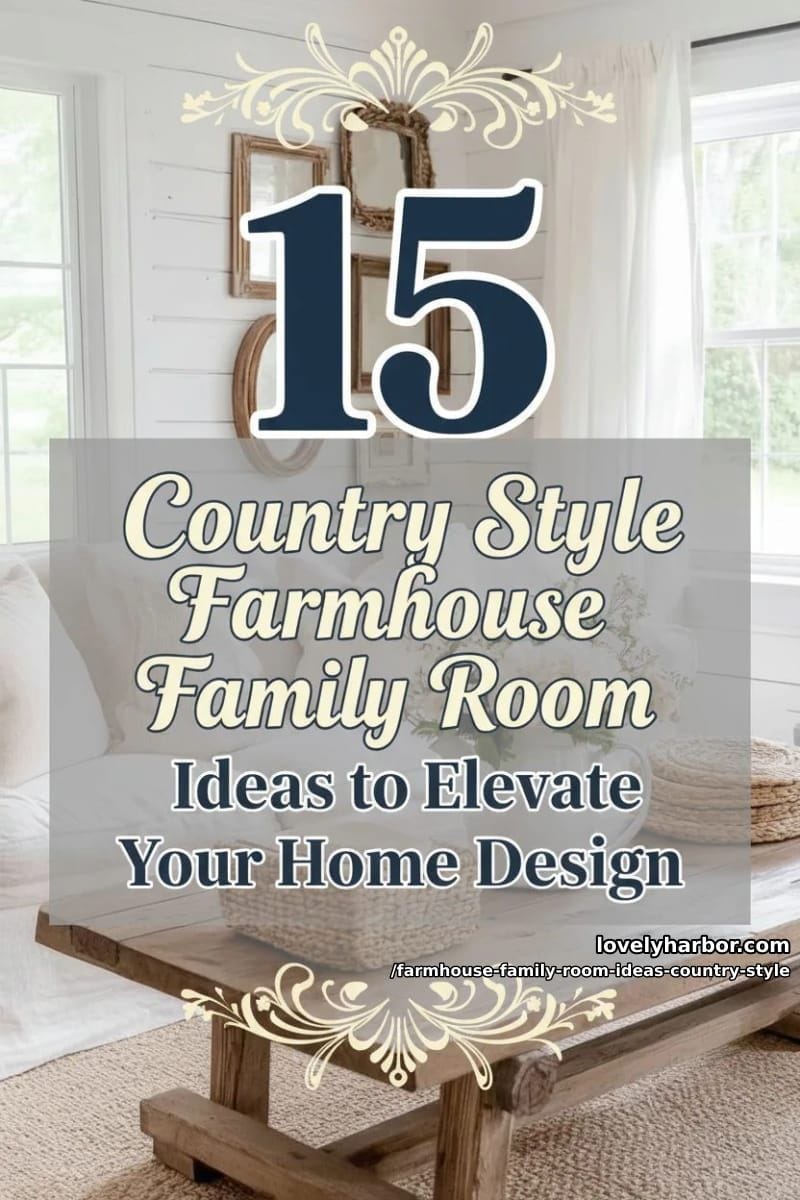 15 Country Style Farmhouse Family Room Ideas to Elevate Your Home Design 43 farmhouse family room ideas country style - Collage 42