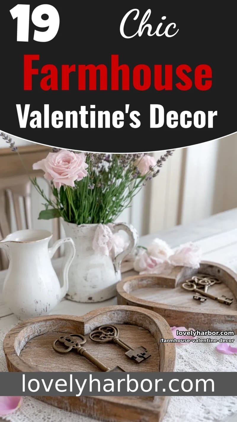 19 Farmhouse Valentine's Day Home Decor Ideas 108 farmhouse valentine decor - Collage 66