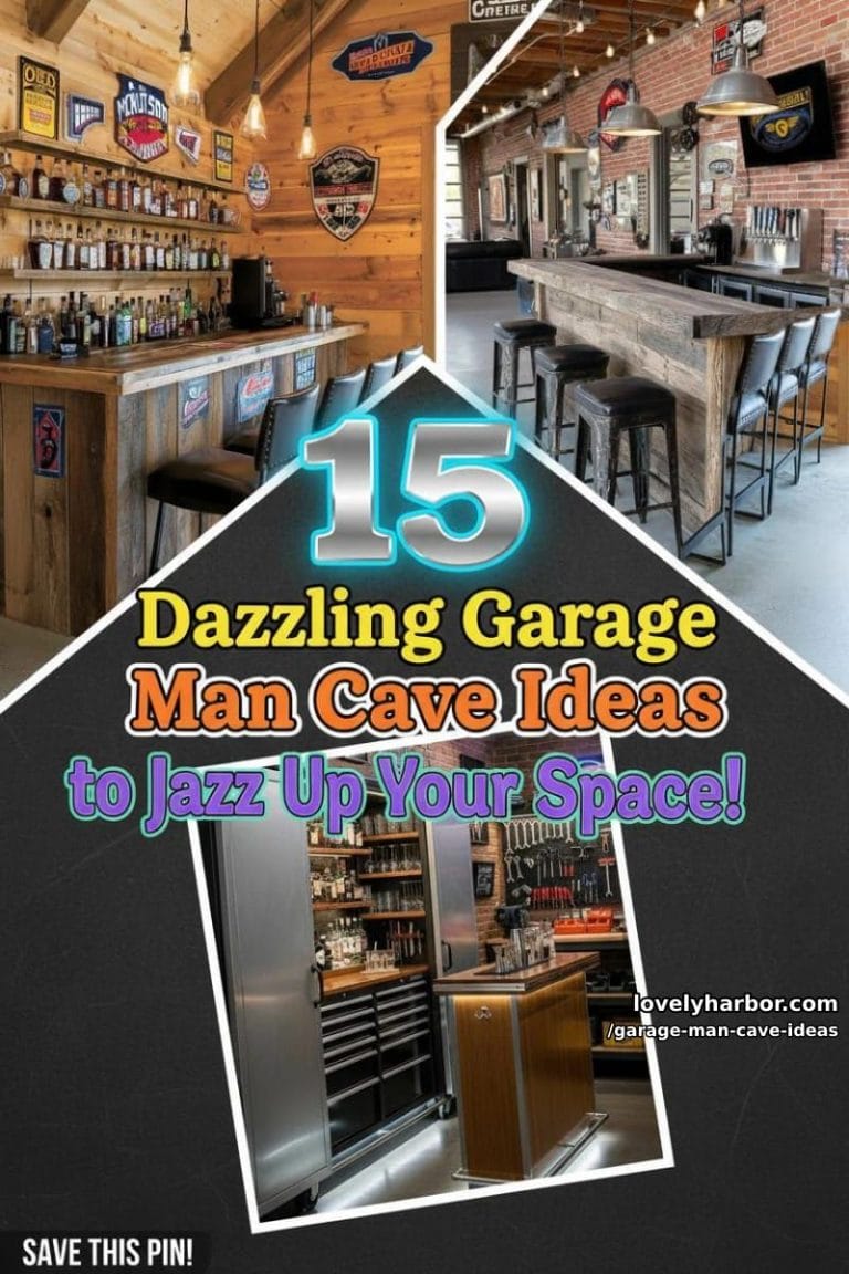 15 Dazzling Garage Man Cave Ideas To Jazz Up Your Space! - Lovely Harbor