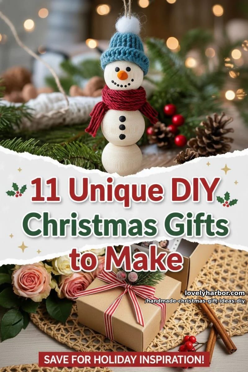 11 Unique DIY Christmas Gifts to Make This Year 32 handmade christmas gift ideas diy - Collage 31
