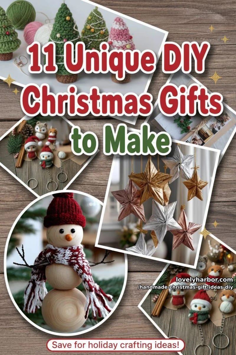 11 Unique DIY Christmas Gifts to Make This Year 33 handmade christmas gift ideas diy - Collage 32