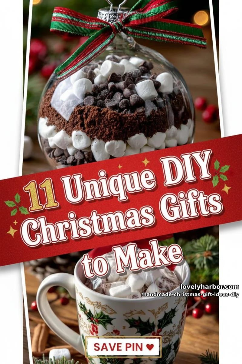 11 Unique DIY Christmas Gifts to Make This Year 37 handmade christmas gift ideas diy - Collage 36