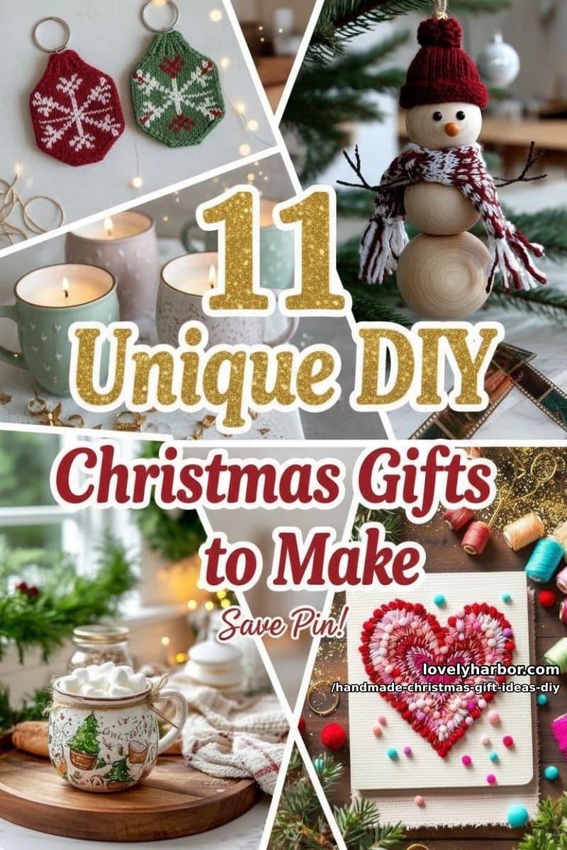 11 Unique DIY Christmas Gifts to Make This Year 38 handmade christmas gift ideas diy - Collage 37
