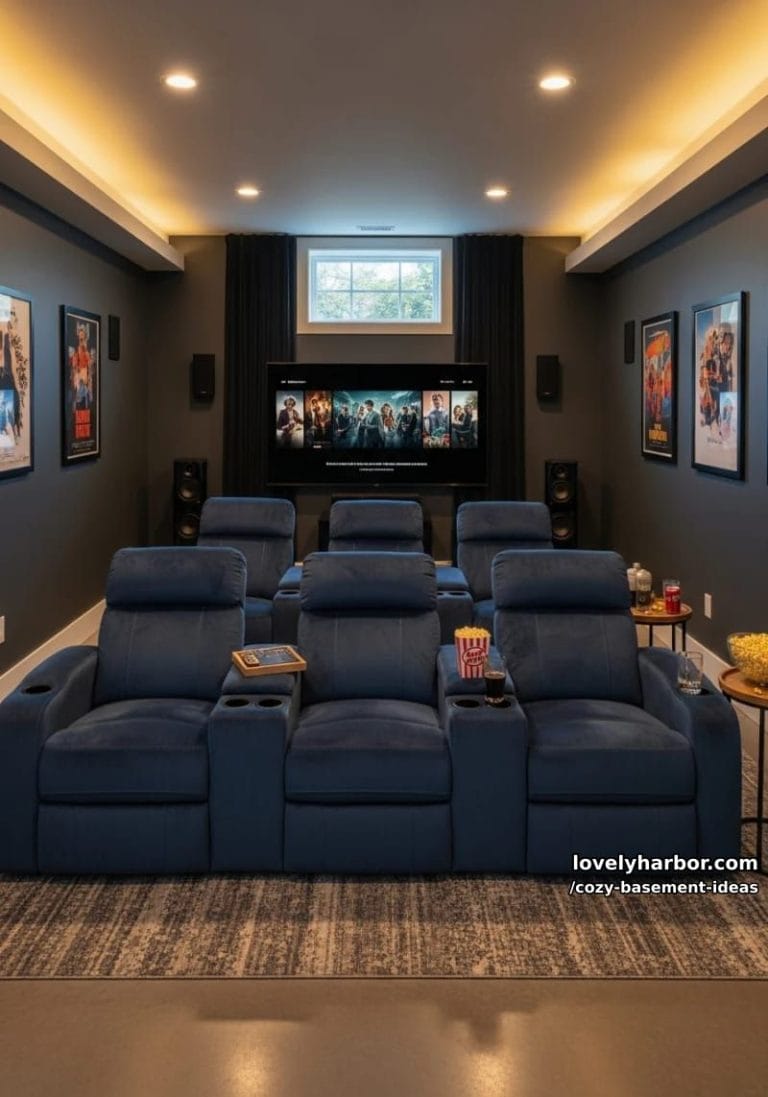 15 Cozy Basement Design Ideas That Will Warm Your Heart - Lovely Harbor