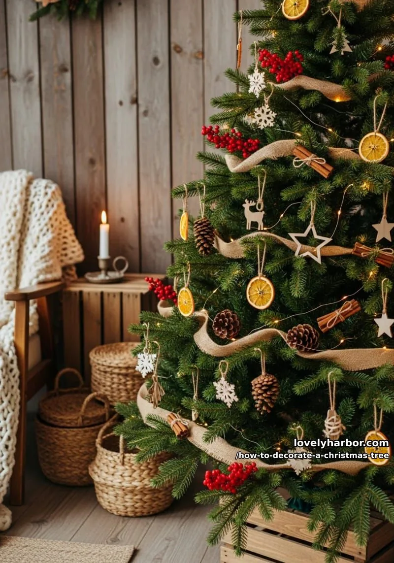 layering dried oranges and cinnamon sticks for a cozy rustic scent 1