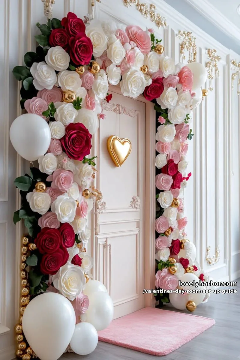 Valentine’s Day Room Set Up Guide: Tips for 2026 15 romantic pathways and entrances 1