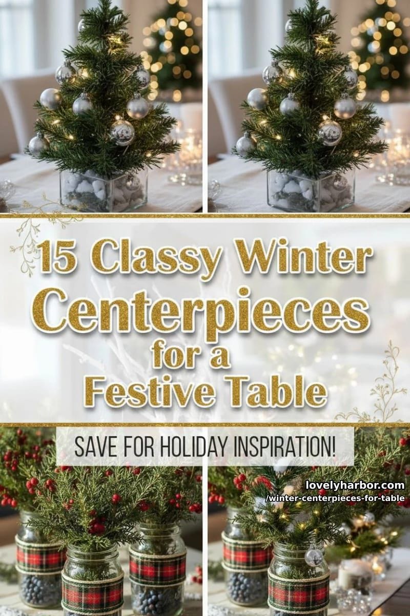15 Classy Winter Centerpieces for a Festive Table 44 set up your winter centerpieces for your table with flair 43