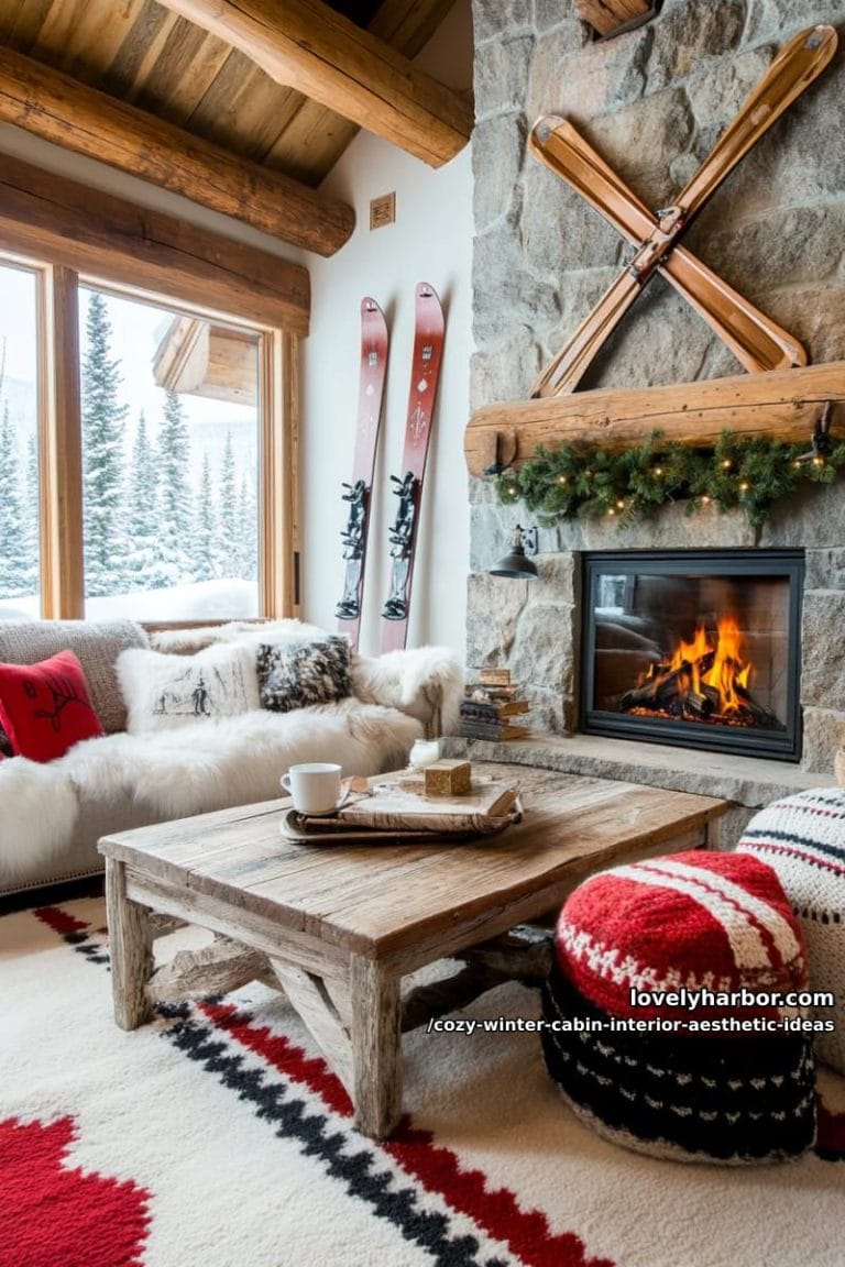 15 Cozy Winter Cabin Interior Ideas For An Aesthetic Retreat - Lovely ...