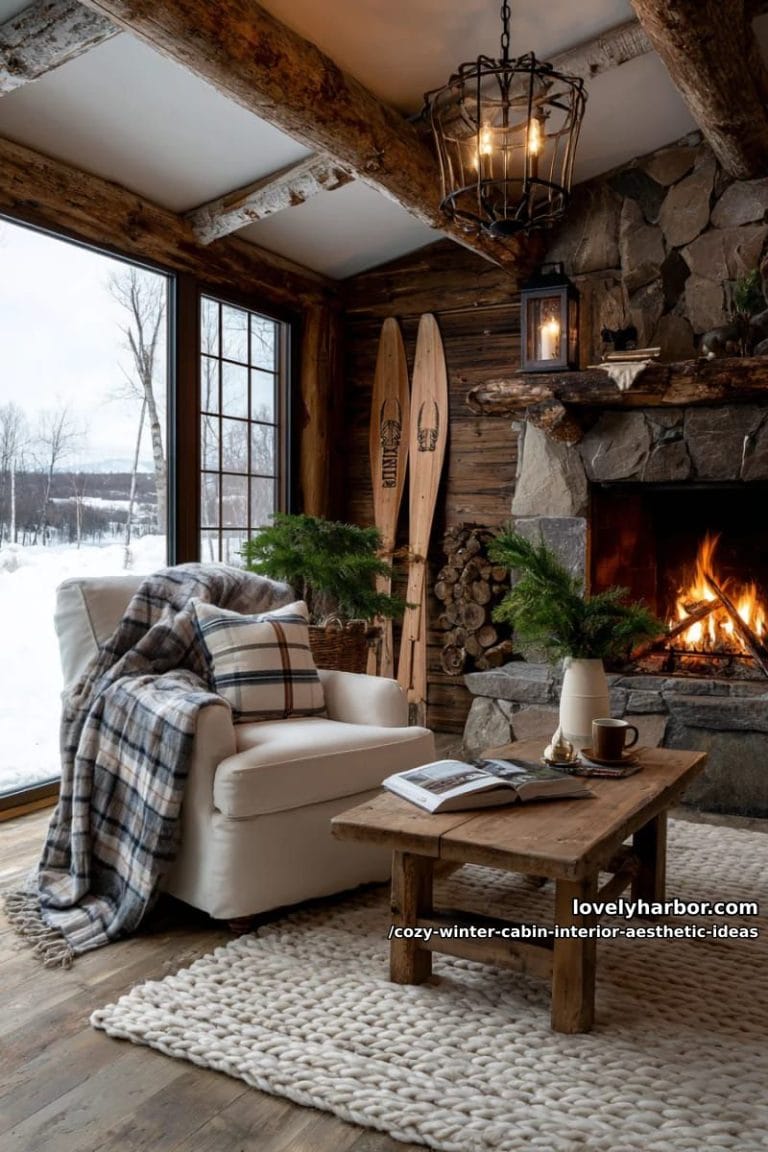 15 Cozy Winter Cabin Interior Ideas For An Aesthetic Retreat - Lovely