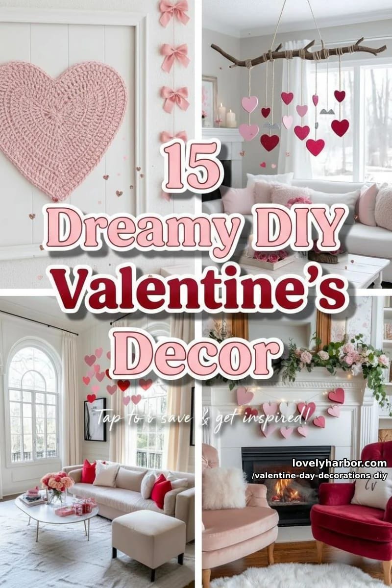 15 Dreamy DIY Valentine’s Day Decor Ideas 74 valentine day decorations diy - Collage 33