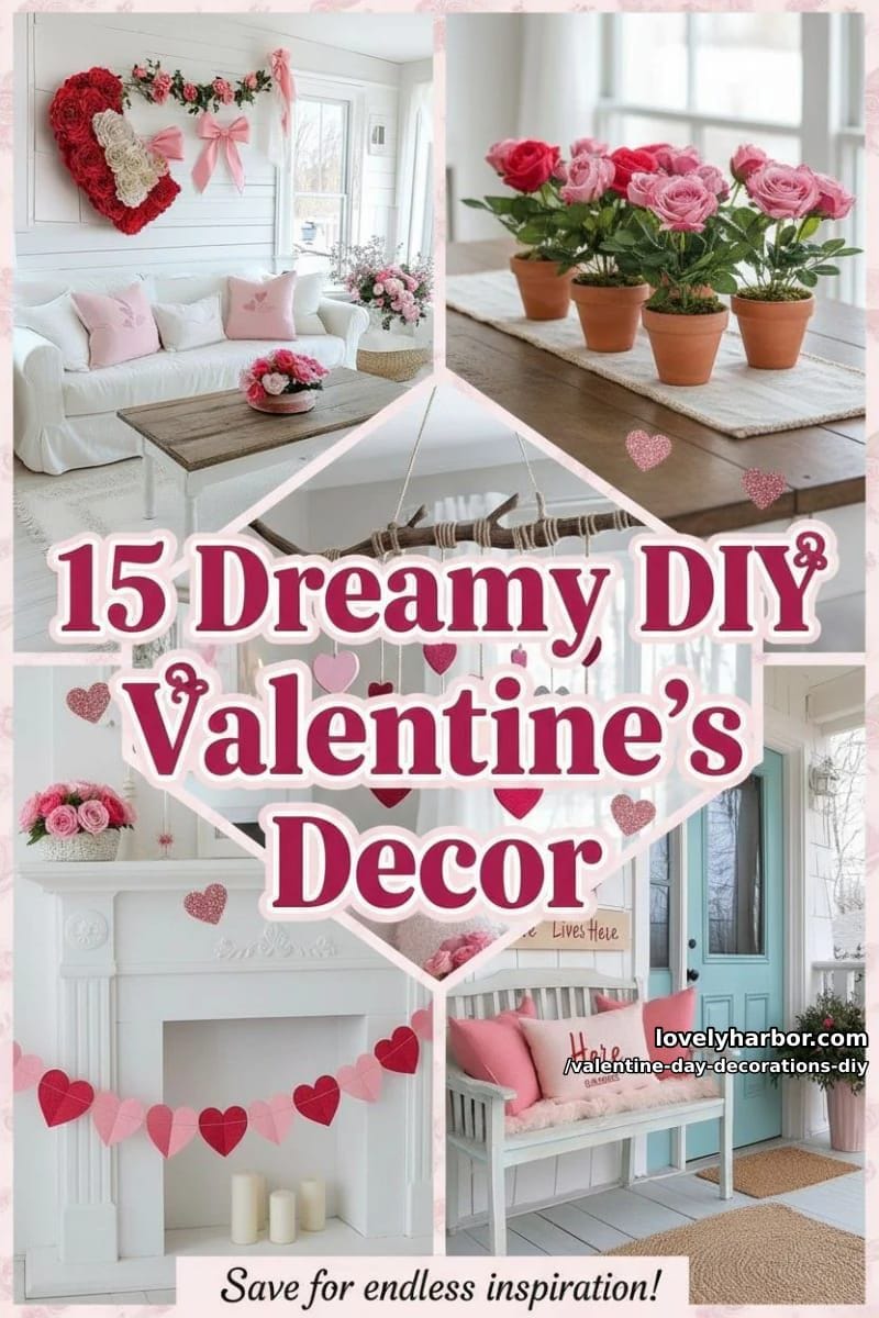 15 Dreamy DIY Valentine’s Day Decor Ideas 75 valentine day decorations diy - Collage 34
