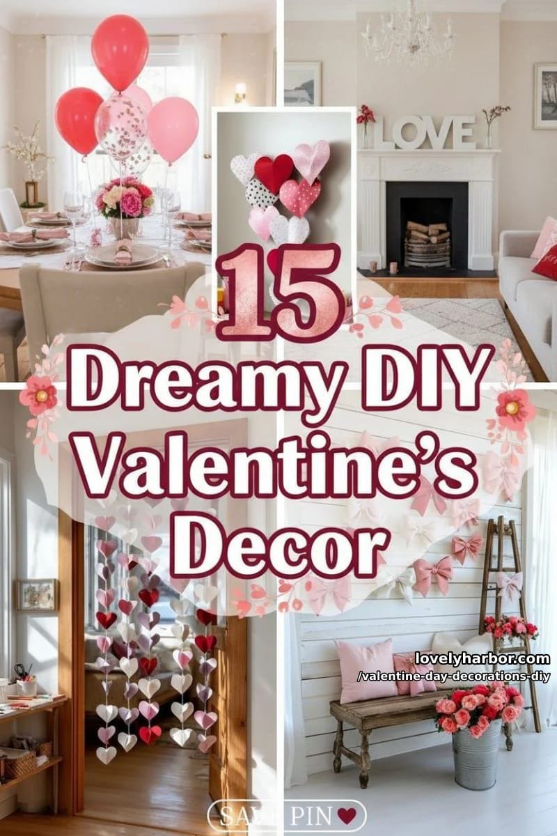 15 Dreamy DIY Valentine’s Day Decor Ideas 76 valentine day decorations diy - Collage 35