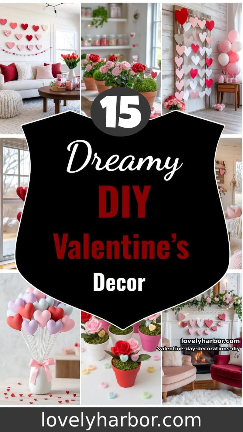 15 Dreamy DIY Valentine’s Day Decor Ideas 81 valentine day decorations diy - Collage 40