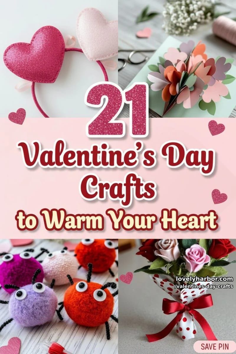 21 Unique Valentine’s Day Crafts to Warm Your Heart 91 valentines day crafts - Collage 45