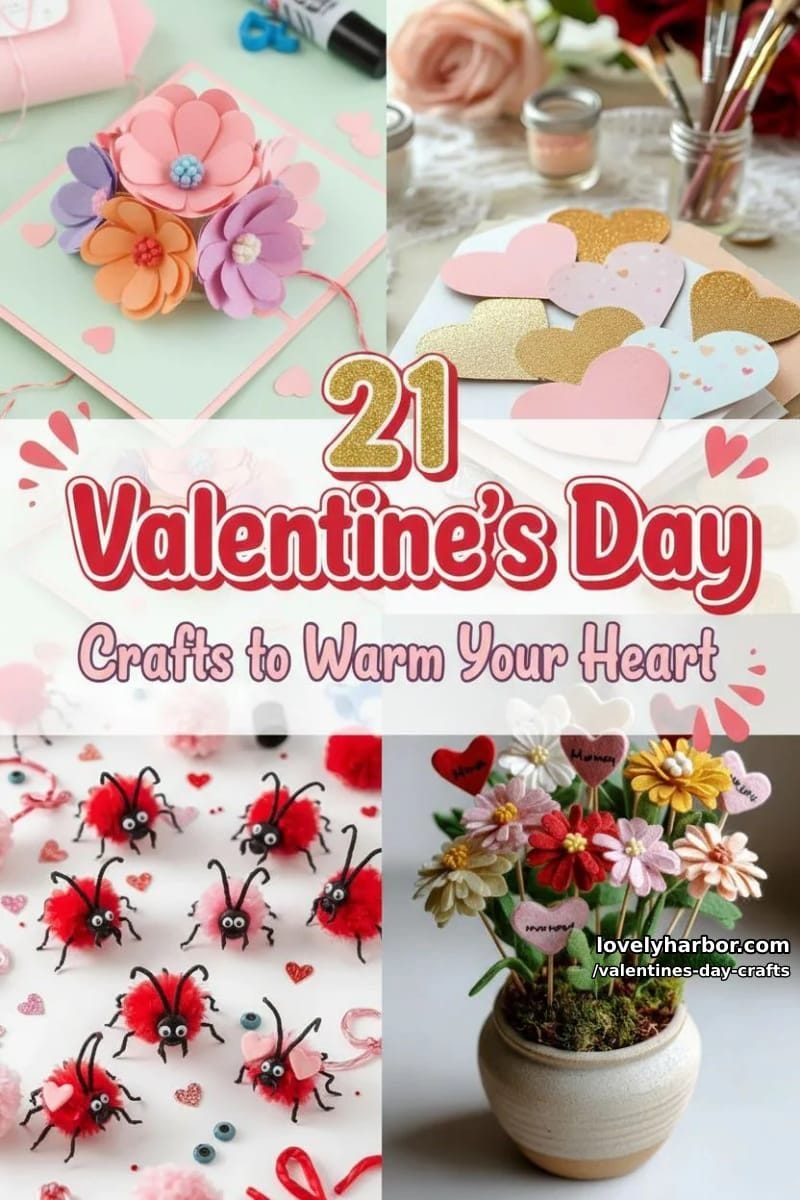21 Unique Valentine’s Day Crafts to Warm Your Heart 94 valentines day crafts - Collage 48