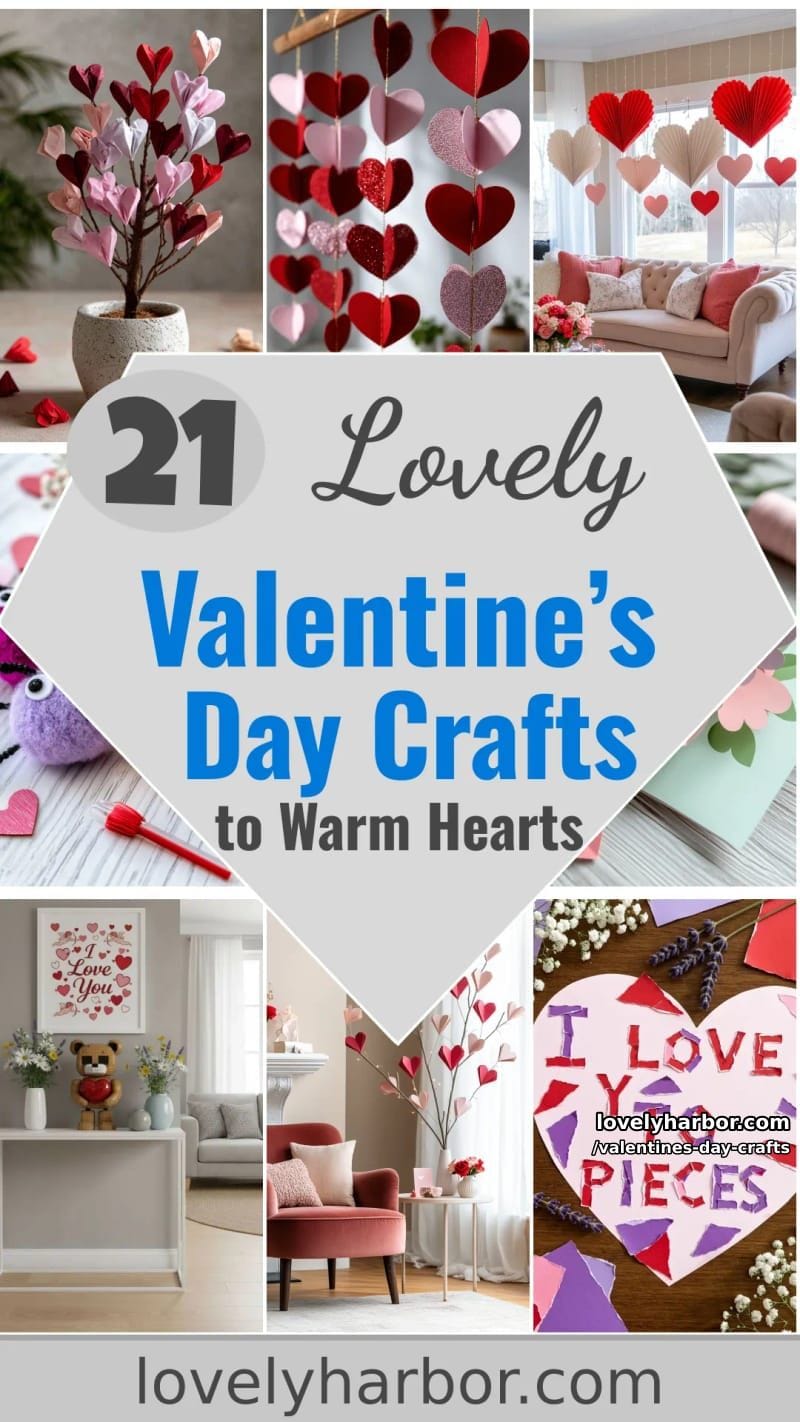 21 Unique Valentine’s Day Crafts to Warm Your Heart 96 valentines day crafts - Collage 50