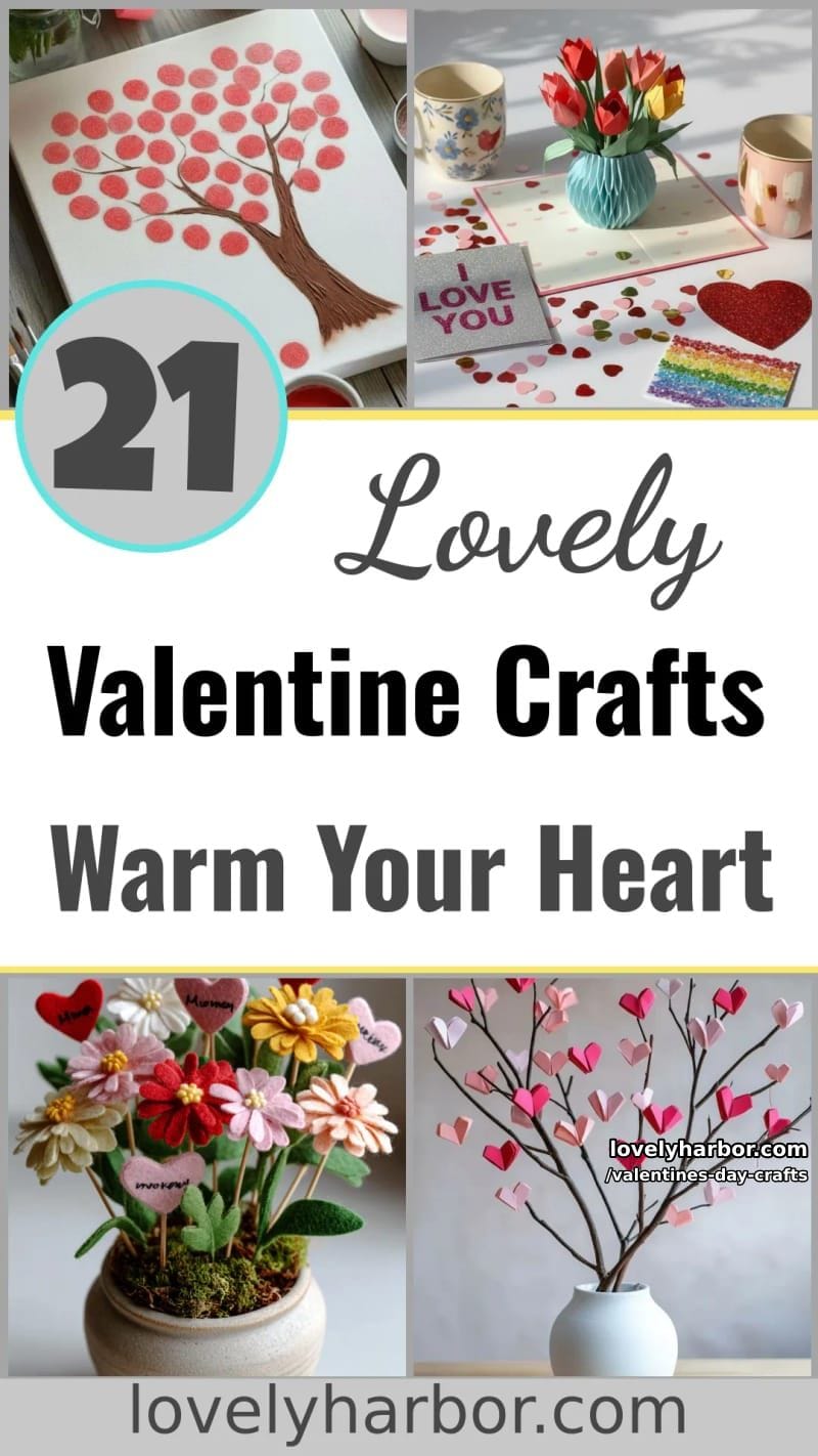 21 Unique Valentine’s Day Crafts to Warm Your Heart 100 valentines day crafts - Collage 54